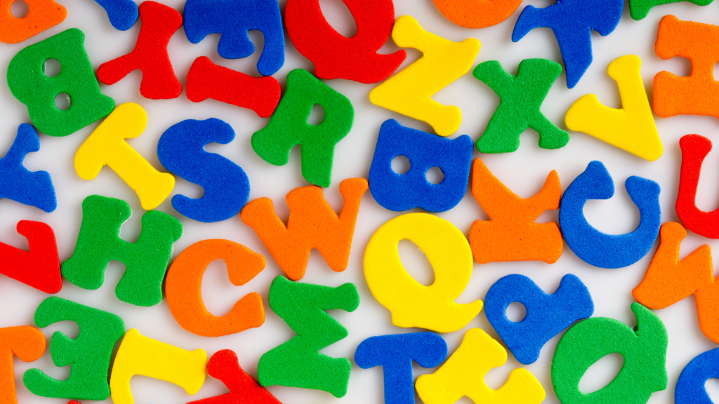 leren schrijven letter voor letter